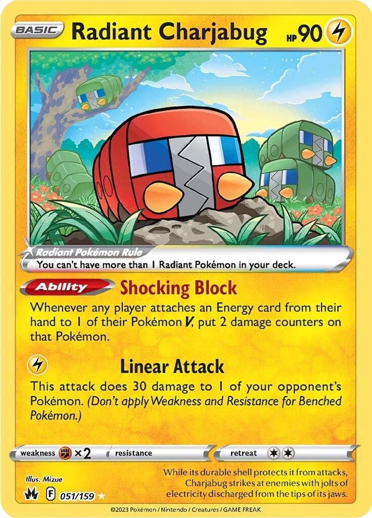 Image for Radiant Charjabug - Pokemon