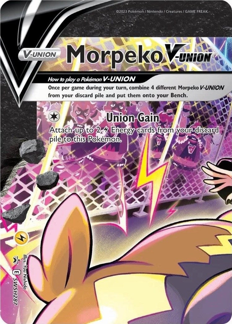 Image for Morpeko V-Union - SWSH287 - Pokemon