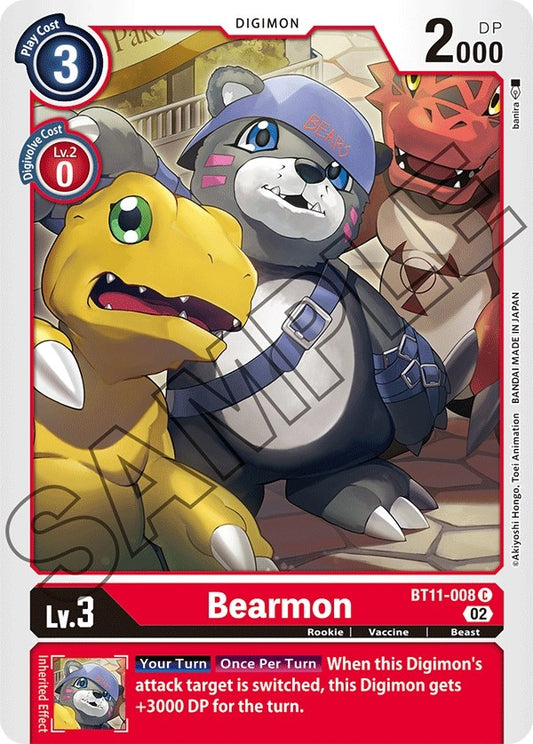 Image for Bearmon - Digimon Card Game