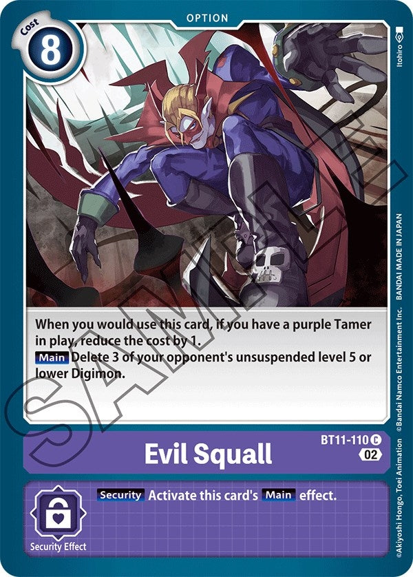 Image for Evil Squall - Digimon Card Game