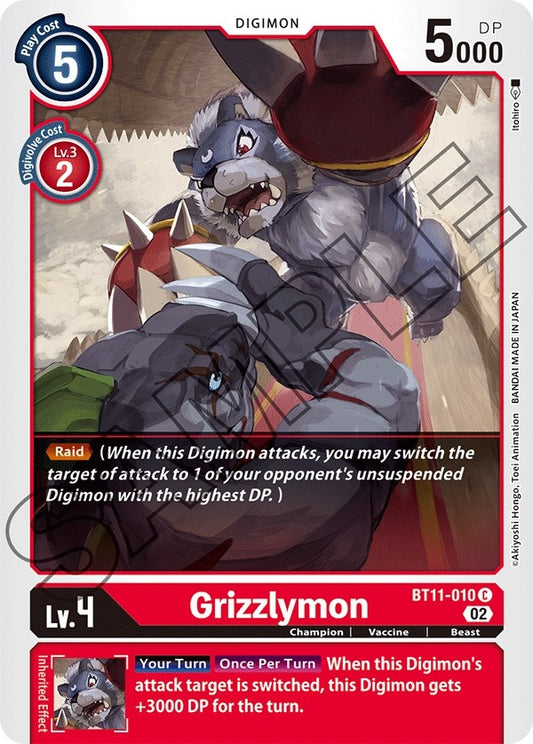 Image for Grizzlymon - Digimon Card Game