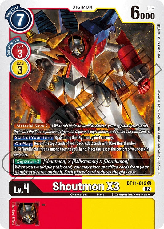 Image for Shoutmon X3 - Digimon Card Game