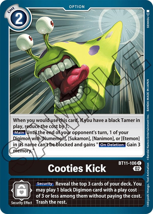 Image for Cooties Kick - Digimon Card Game