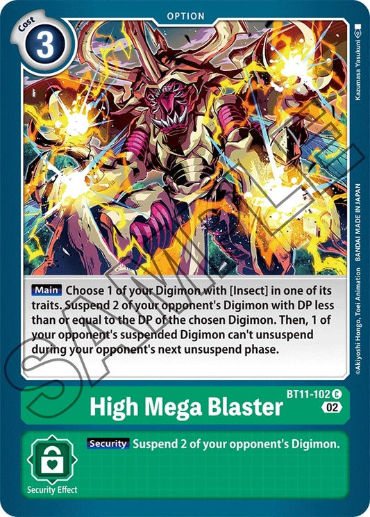 Image for High Mega Blaster - Digimon Card Game