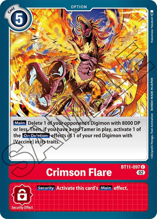 Image for Crimson Flare - Digimon Card Game