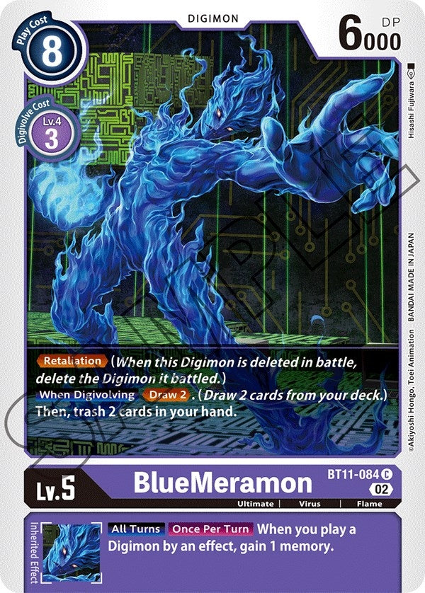 Image for BlueMeramon - Digimon Card Game