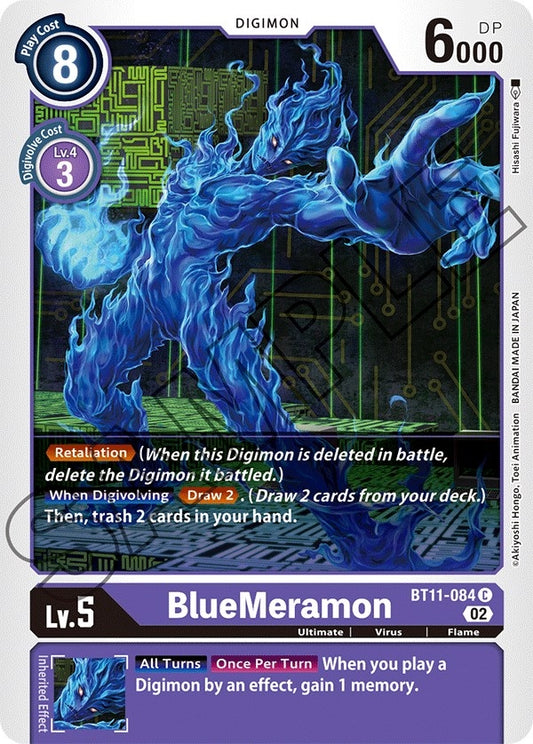 Image for BlueMeramon - Digimon Card Game