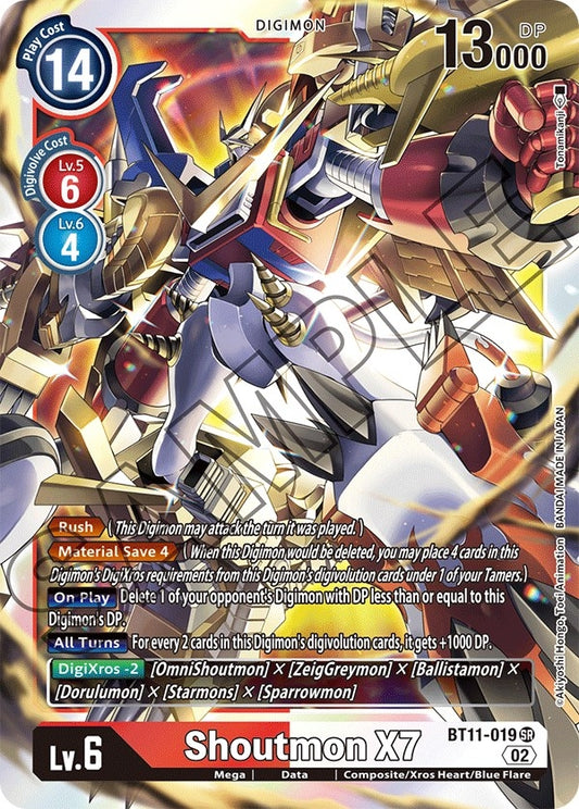 Image for Shoutmon X7 - Digimon Card Game