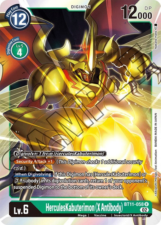 Image for HerculesKabuterimon (X Antibody) - Digimon Card Game