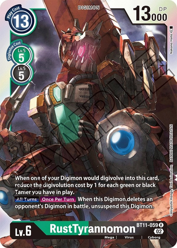 Image for RustTyrannomon - Digimon Card Game