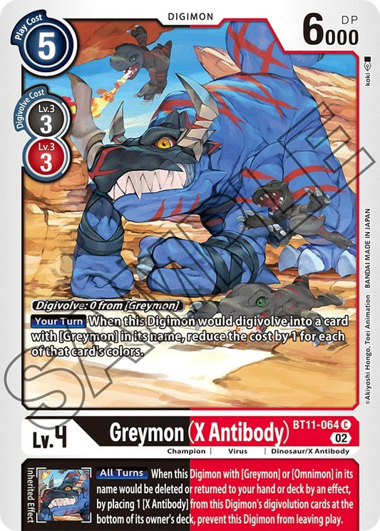 Image for Greymon (X Antibody) - Digimon Card Game