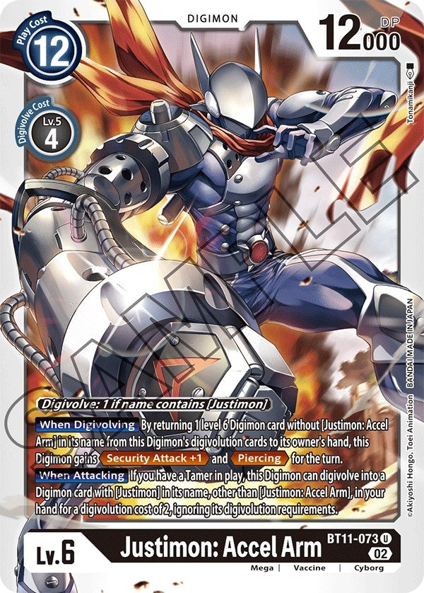 Image for Justimon: Accel Arm - Digimon Card Game