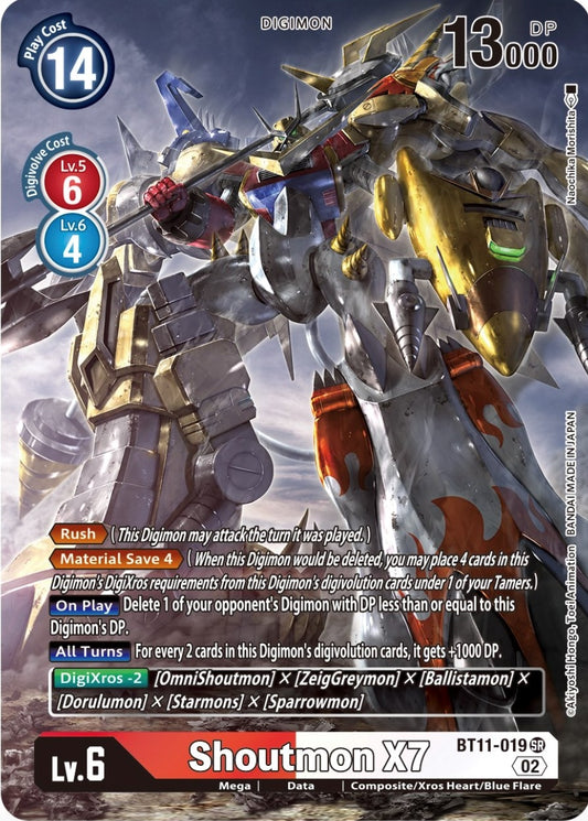 Image for Shoutmon X7 (Alternate Art) - Digimon Card Game