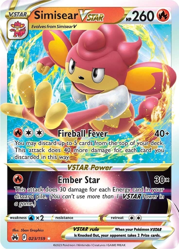 Image for Simisear VSTAR - Pokemon