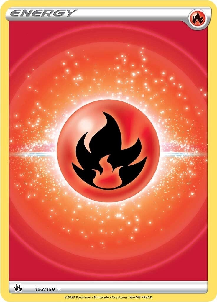 Image for Fire Energy (Texture Full Art) - Pokemon