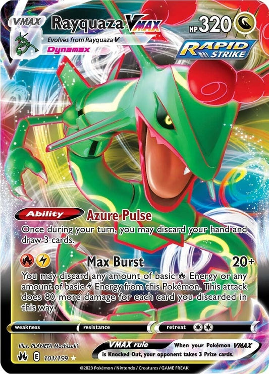 Image for Rayquaza VMAX (101) - Pokemon