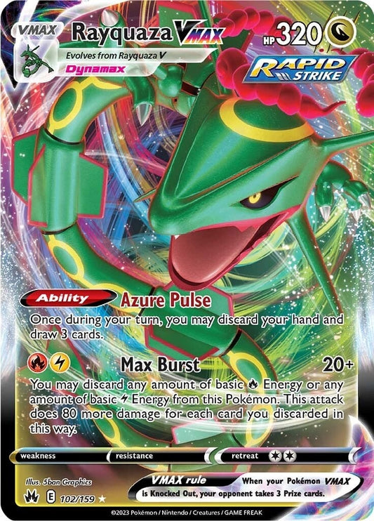 Image for Rayquaza VMAX (102) - Pokemon