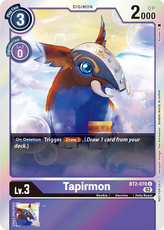 Image for Tapirmon (Official Tournament Pack Vol.8) - Digimon Card Game