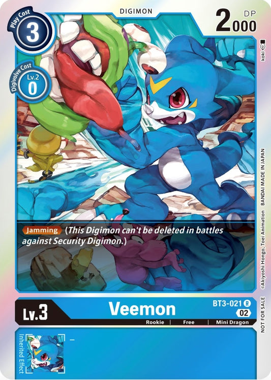 Image for Veemon - BT3-021 (Official Tournament Pack Vol.8) - Digimon Card Game