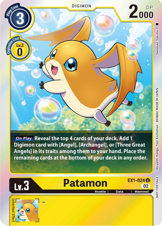 Image for Patamon (Official Tournament Pack Vol.8) - Digimon Card Game