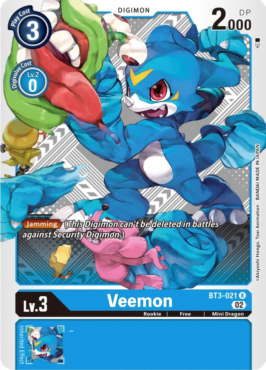 Image for Veemon - BT3-021 (Winner Pack Dimensional Phase) - Digimon Card Game