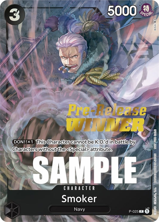 Image for Smoker (Pre-Release) [Winner] - One Piece Card Game
