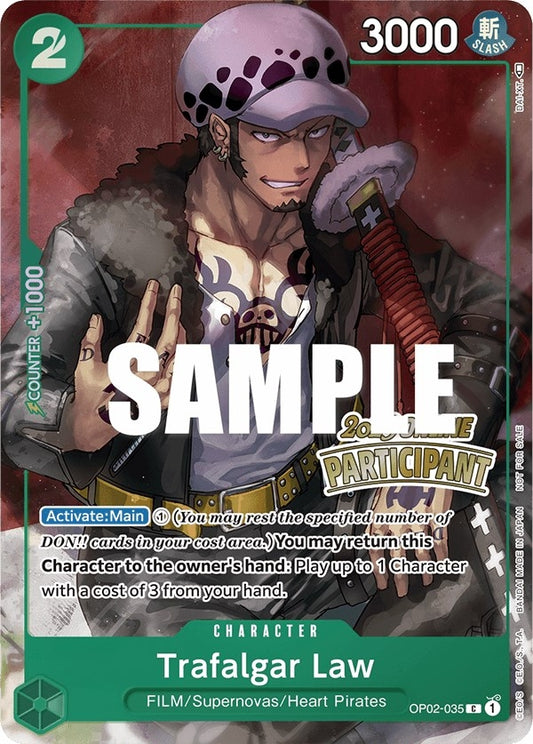 Image for Trafalgar Law (Online Regional 2023) [Participant] - One Piece Card Game