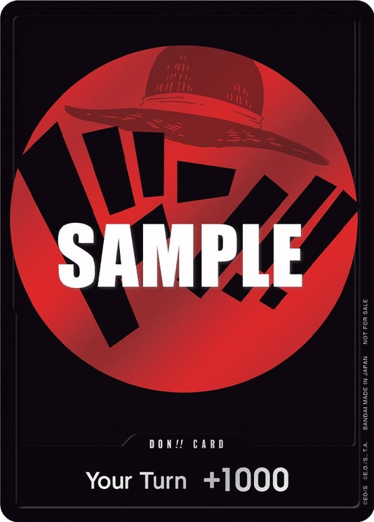 Image for DON!! Card (Red) - One Piece Card Game
