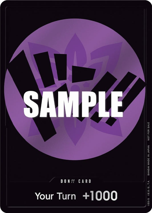 Image for DON!! Card (Purple) - One Piece Card Game