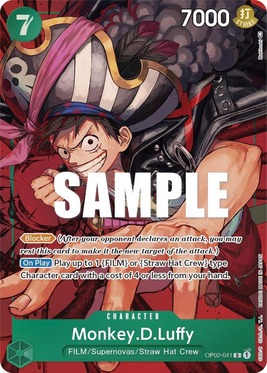 Image for Monkey.D.Luffy (041) (Alternate Art) - One Piece Card Game