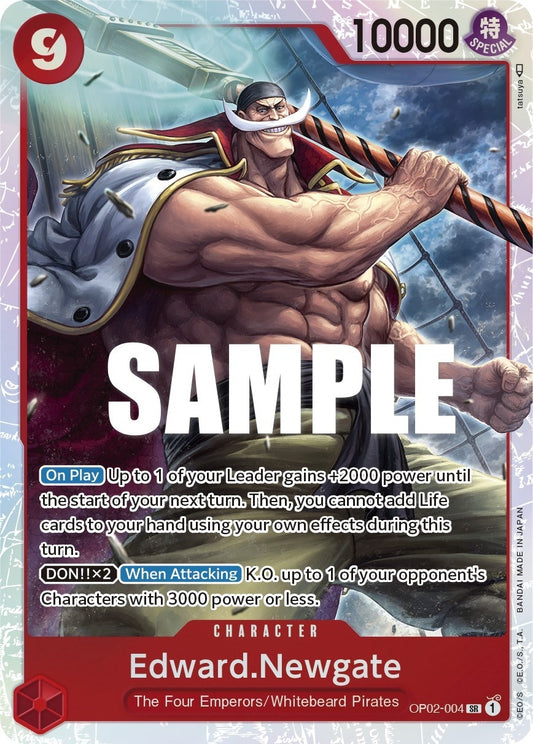 Image for Edward.Newgate (004) - One Piece Card Game