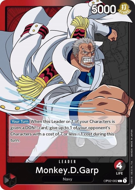 Image for Monkey.D.Garp (002) - One Piece Card Game