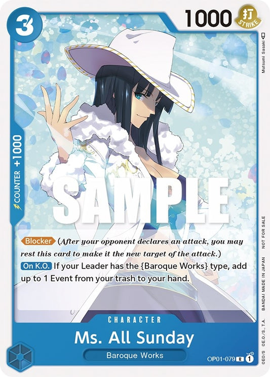 Image for Ms. All Sunday (Promotion Pack 2023) - One Piece Card Game