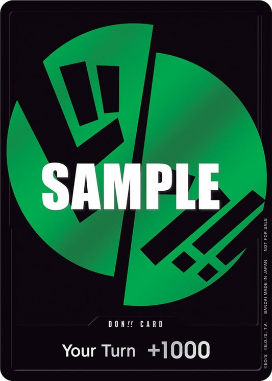 Image for DON!! Card (Green) - One Piece Card Game
