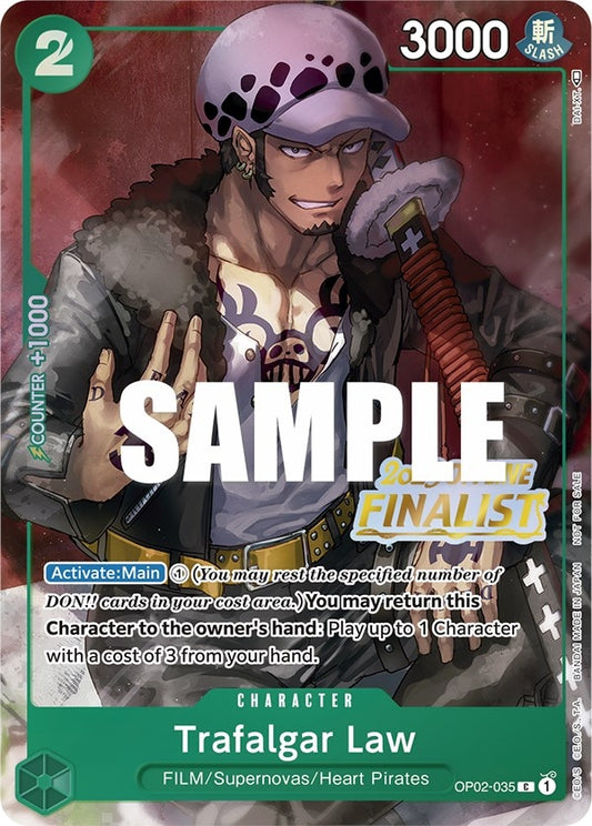 Image for Trafalgar Law (Offline Regional 2023) [Finalist] - One Piece Card Game