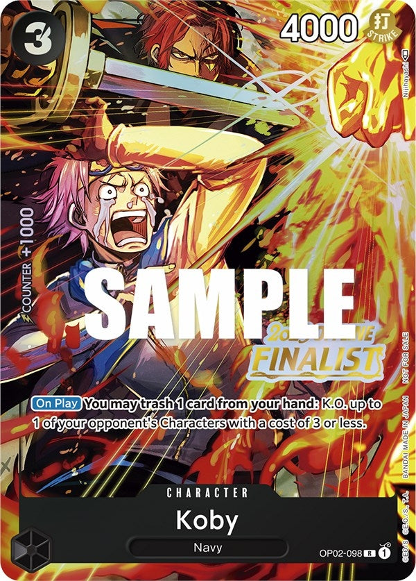 Image for Koby (Offline Regional 2023) [Finalist] - One Piece Card Game