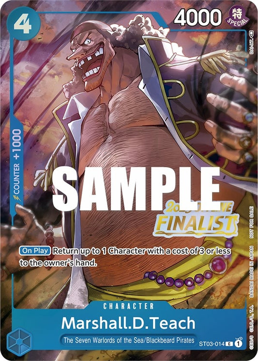 Image for Marshall.D.Teach (Offline Regional 2023) [Finalist] - One Piece Card Game