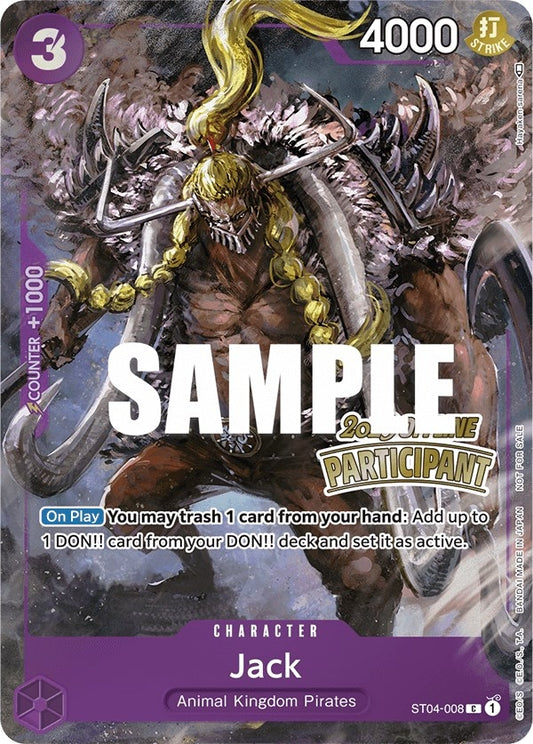 Image for Jack (Offline Regional 2023) [Participant] - One Piece Card Game