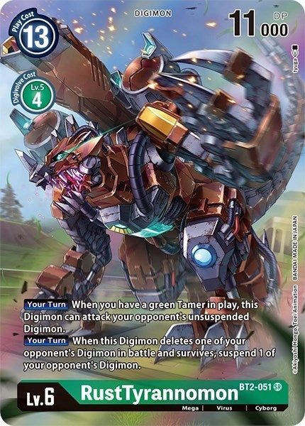 Image for RustTyrannomon (Alternate Art) - Digimon Card Game