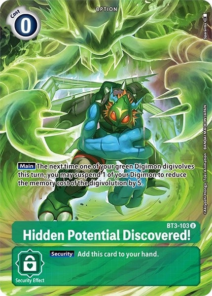 Image for Hidden Potential Discovered! (Alternate Art) - Digimon Card Game