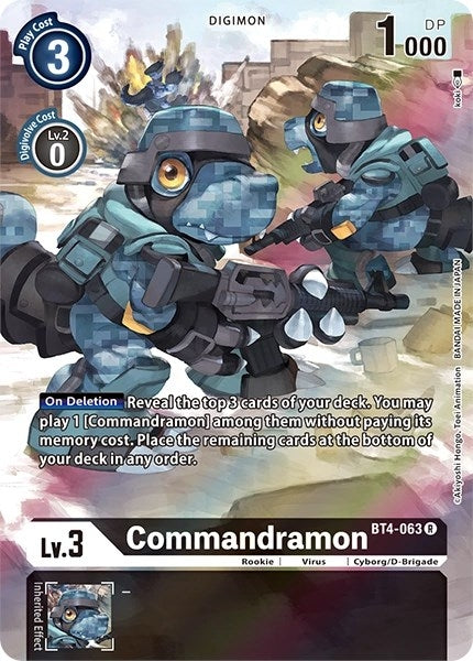 Image for Commandramon (Alternate Art) - Digimon Card Game