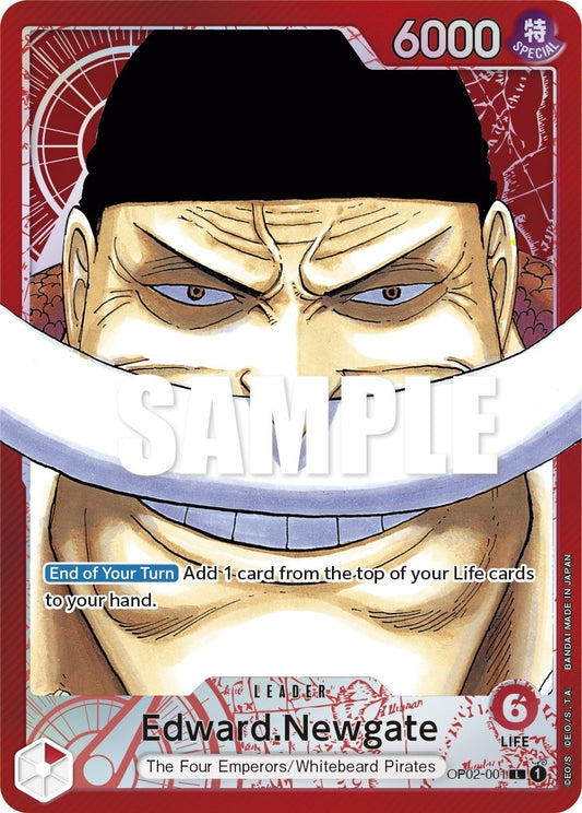 Image for Edward.Newgate (001) (Alternate Art) - One Piece Card Game