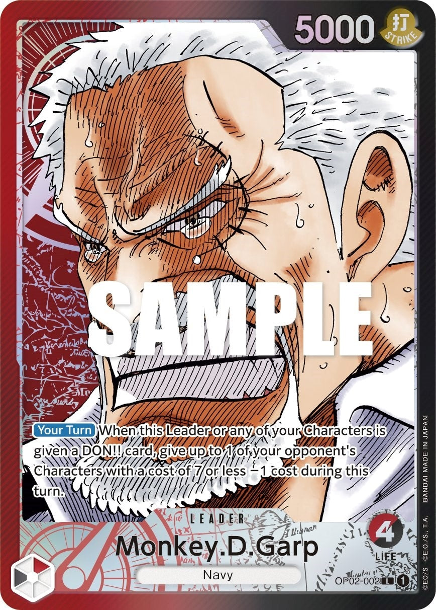 Image for Monkey.D.Garp (002) (Alternate Art) - One Piece Card Game