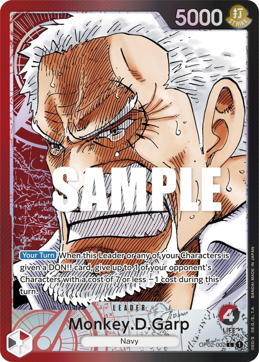 Image for Monkey.D.Garp (002) (Alternate Art) - One Piece Card Game