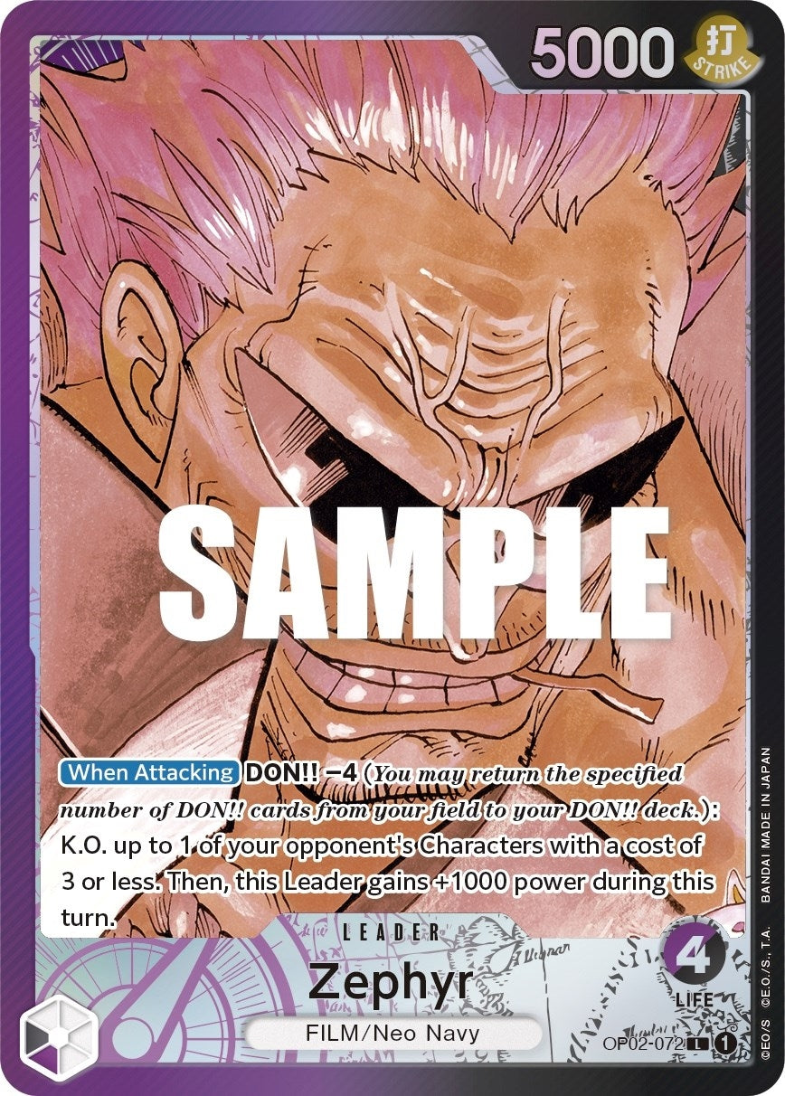 Image for Zephyr (Alternate Art) - One Piece Card Game