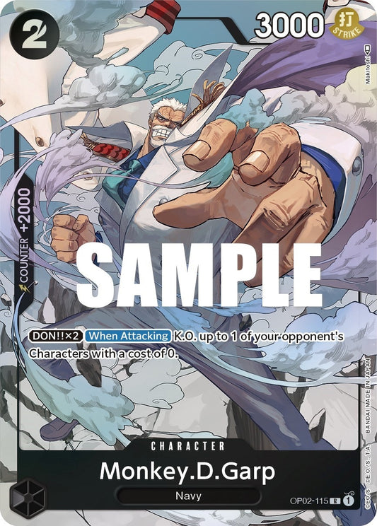 Image for Monkey.D.Garp (115) (Alternate Art) - One Piece Card Game