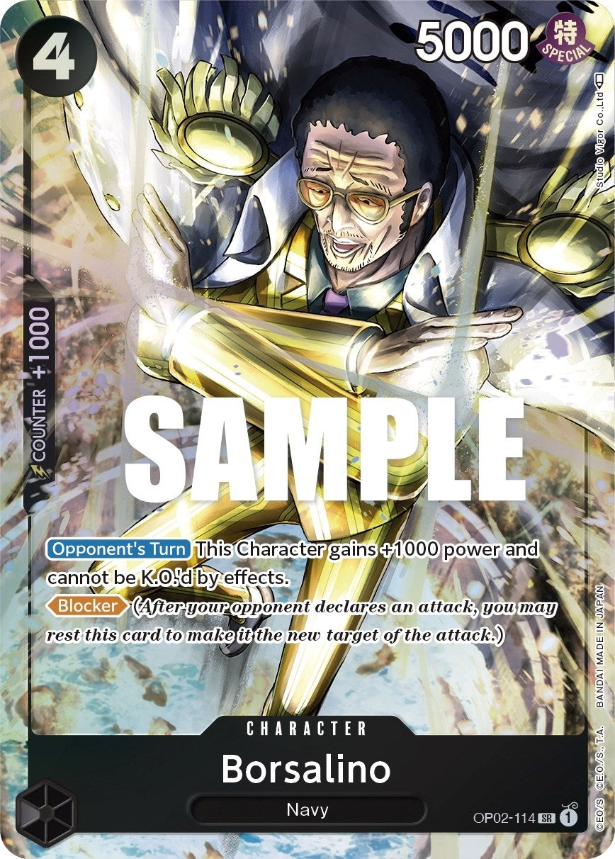 Image for Borsalino (Alternate Art) - One Piece Card Game