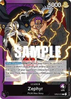 Image for Zephyr - One Piece Card Game