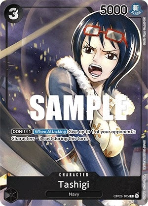 Image for Tashigi (Box Topper) - One Piece Card Game