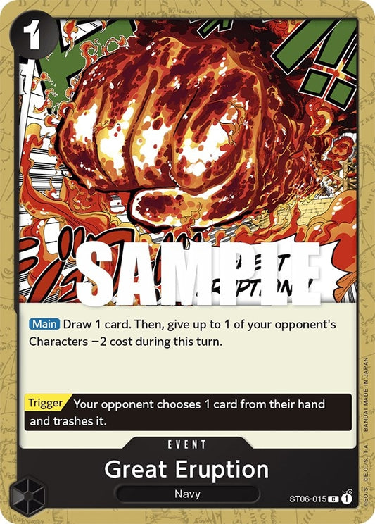 Image for Great Eruption - One Piece Card Game